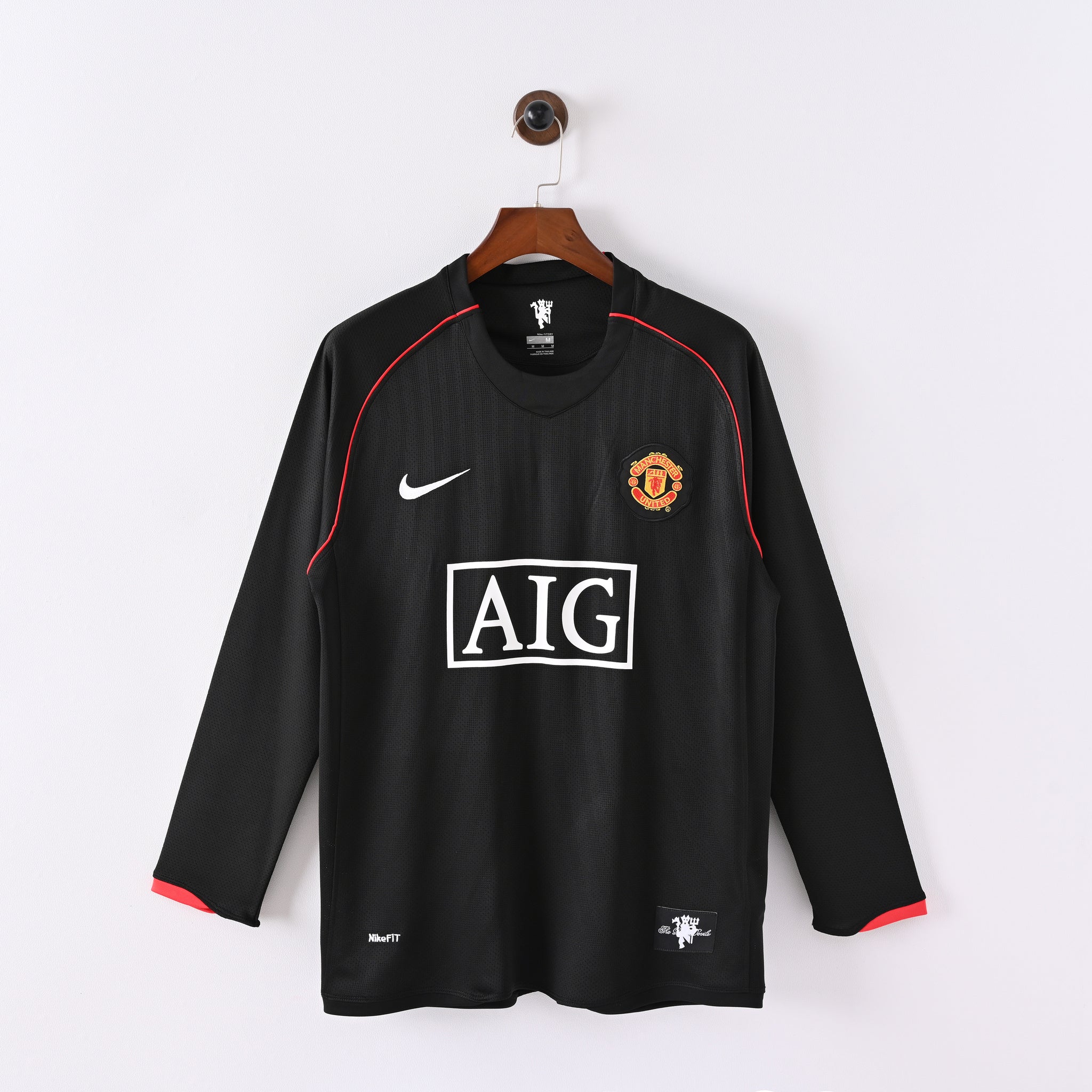Manchester United 07/08 Retro Manga Larga