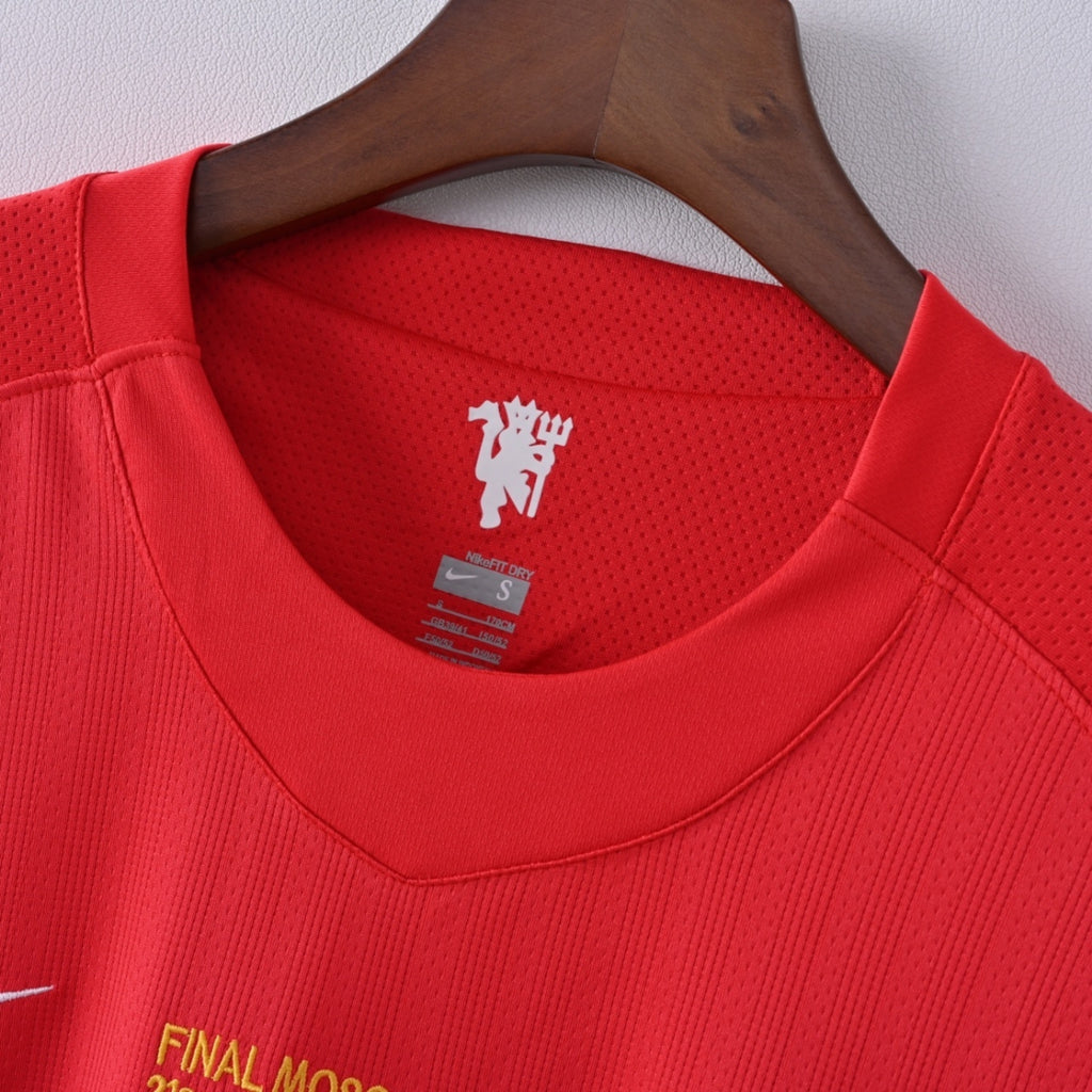 Manchester United 07/08 Retro Manga Larga