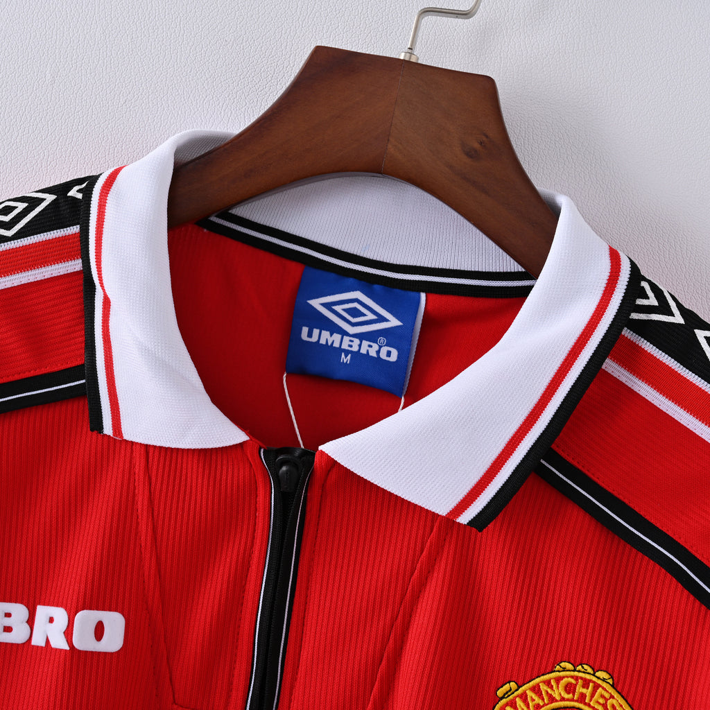 Manchester United 98/99 Retro Manga Larga