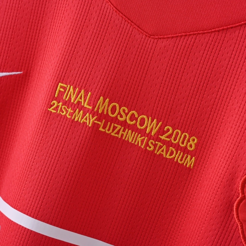 Manchester United 07/08 Retro Manga Larga