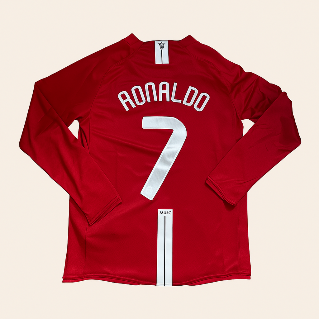 Manchester United 07/08 Retro Manga Larga